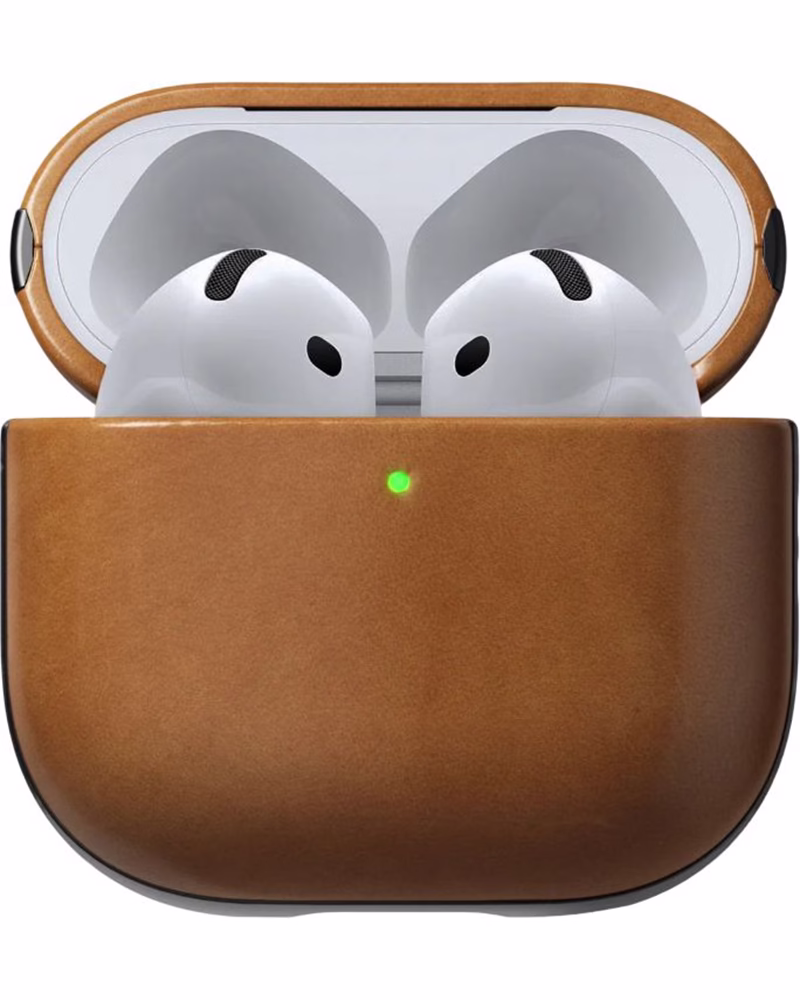 Чохол Nomad Modern Leather English Tan для Airpods 4th Gen (NM014575858)